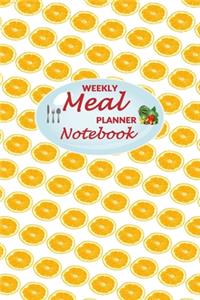 Weekly Meal Planner Notebook