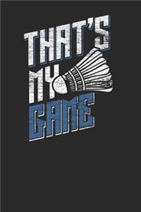 That's My Game
