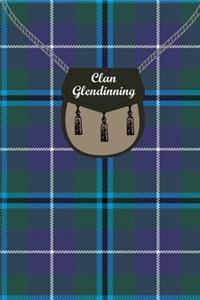 Clan Glendinning Tartan Journal/Notebook