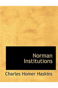 Norman Institutions
