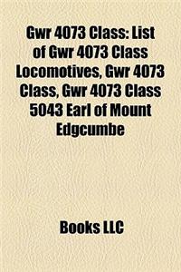 Gwr 4073 Class
