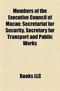 Members of the Executive Council of Macau