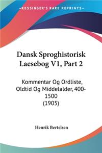 Dansk Sproghistorisk Laesebog V1, Part 2