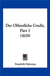 Der Offentliche Credit, Part 1 (1829)