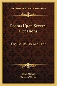 Poems Upon Several Occasions