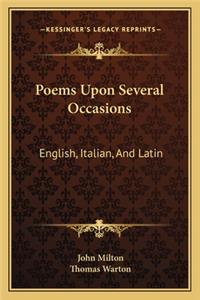 Poems Upon Several Occasions