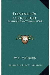 Elements of Agriculture