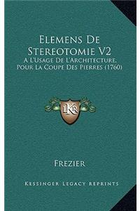 Elemens De Stereotomie V2