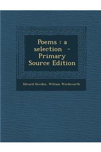 Poems: A Selection