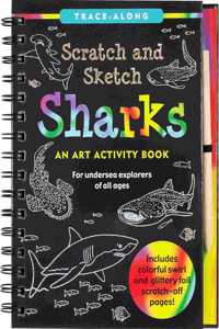 Scratch & Sketch(tm) Sharks (Trace Along)