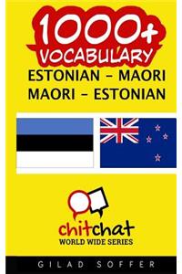 1000+ Estonian - Maori Maori - Estonian Vocabulary