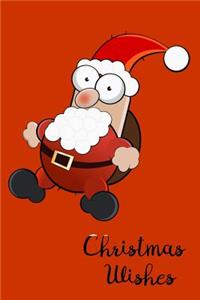 Christmas Wishes: Blank Lined Journal