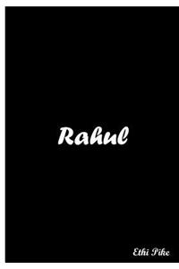 Rahul - Black Notebook / Extended Lines / Soft Matte Cover