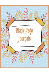 Blank Page Journals