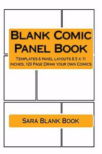 Blank Comic Panel Book