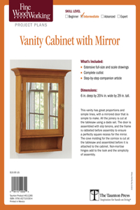 Fine Woodworking's Vanity Cabinet with Mirror