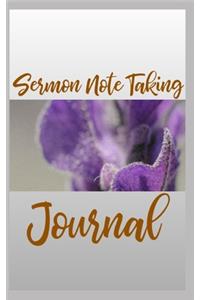 Sermon Note Taking Journal