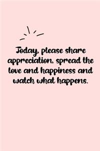 Today, please share appreciation, spread the love and happiness and watch what happens. Dot Grid Bullet Journal