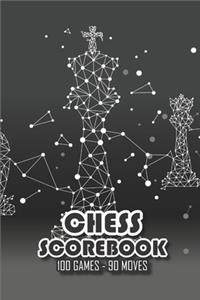 Chess Scorebook - 100 Games - 90 moves