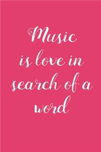 Music is Love in Search of A Word