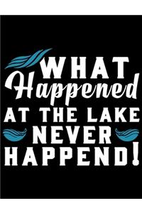 What happened at the lake never happend