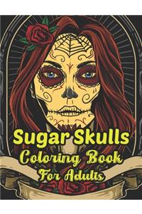 Sugar Skulls Coloring Book For Adults