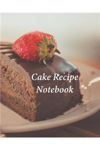Cake Recipe Notebook
