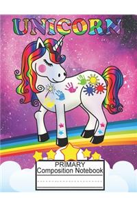 Primary Composition Notebook Unicorn