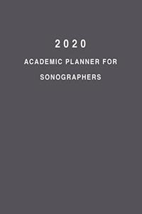 2020 Academic Planner For Sonographers