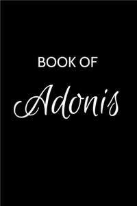 Adonis Journal Notebook
