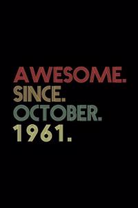 Awesome Since October 1961