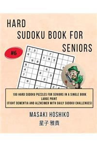 Hard Sudoku Book For Seniors # 6