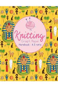 Knitting Graph Paper Notebook - 4