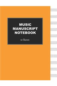 Music Manuscript Notebook