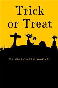 Trick Or Treat My Halloween Journal