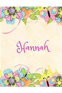Hannah: Personalized Name Journal Composition Notebook