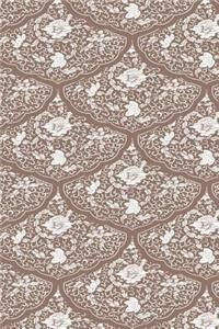 2019 Weekly Planner Light Brown Vintage Asian Design 134 Pages