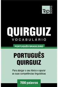 Vocabulário Português Brasileiro-Quirguiz - 7000 palavras
