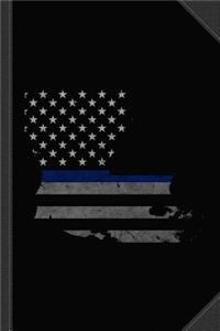 Louisiana Police Thin Blue Line Journal Notebook