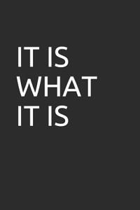 It Is What It Is
