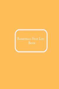 Basketball Stat Log Book