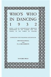 Who's Who in Dancing 1932