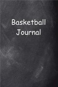 Basketball Journal Chalkboard Design