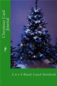 Christmas Card Journal