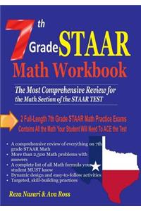 7th Grade STAAR Math Workbook 2018
