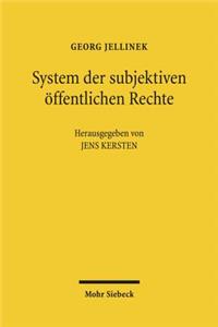 System der subjektiven offentlichen Rechte