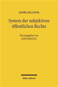 System Der Subjektiven Offentlichen Rechte