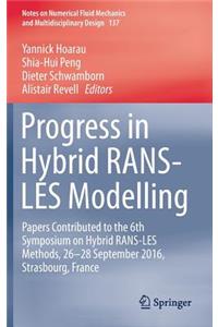 Progress in Hybrid Rans-Les Modelling