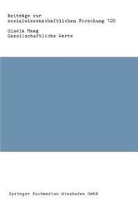 Gesellschaftliche Werte