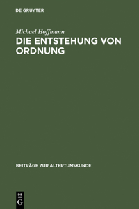 Entstehung von Ordnung